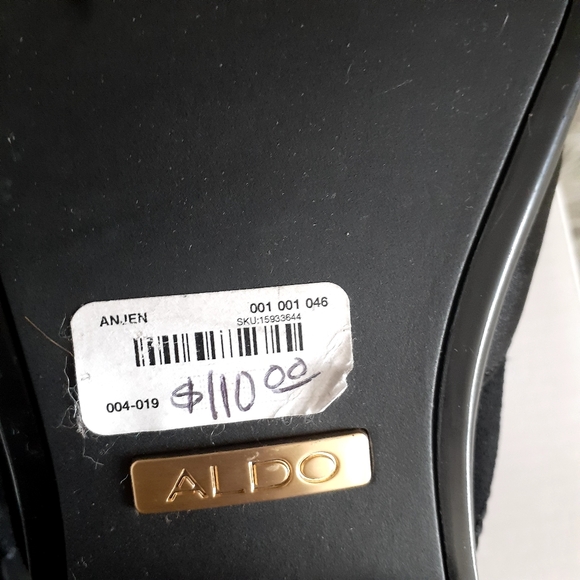 AlDO men size 7.5 . Black suede Slip Slip on. main image 5